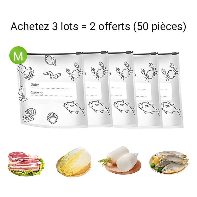 Sacs de conservation haute technologie en aluminium : gardez vos aliments frais plus longtemps