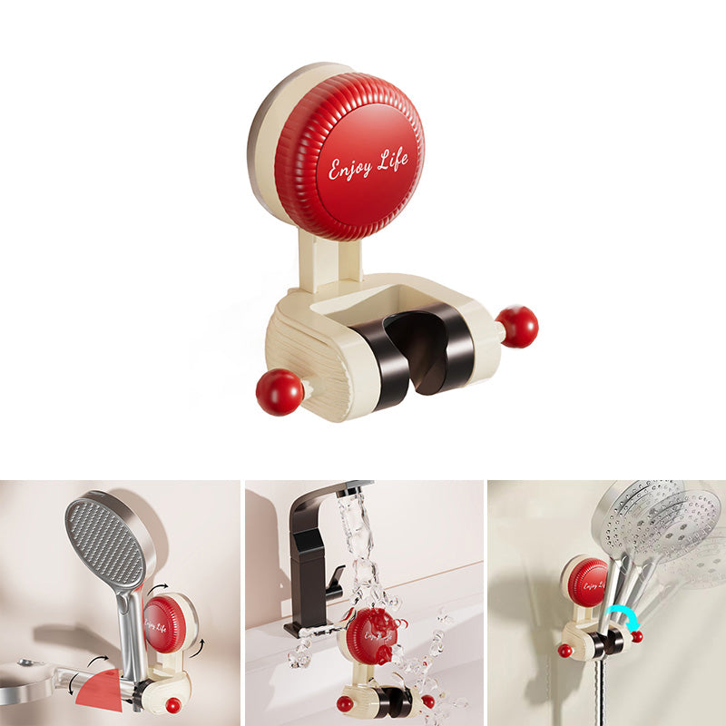 Support de Douche à Ventouse Réglable - Installation Sans Perçage, Orientation 360°