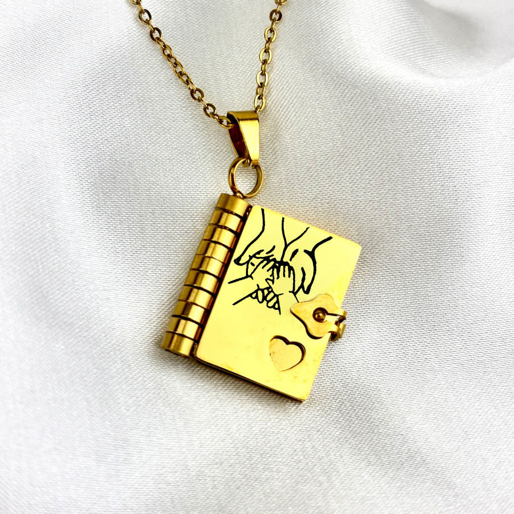 Collier livre My Little Star pour fille, cadeau d'anniversaire et de remise de diplôme, bijoux d'amour