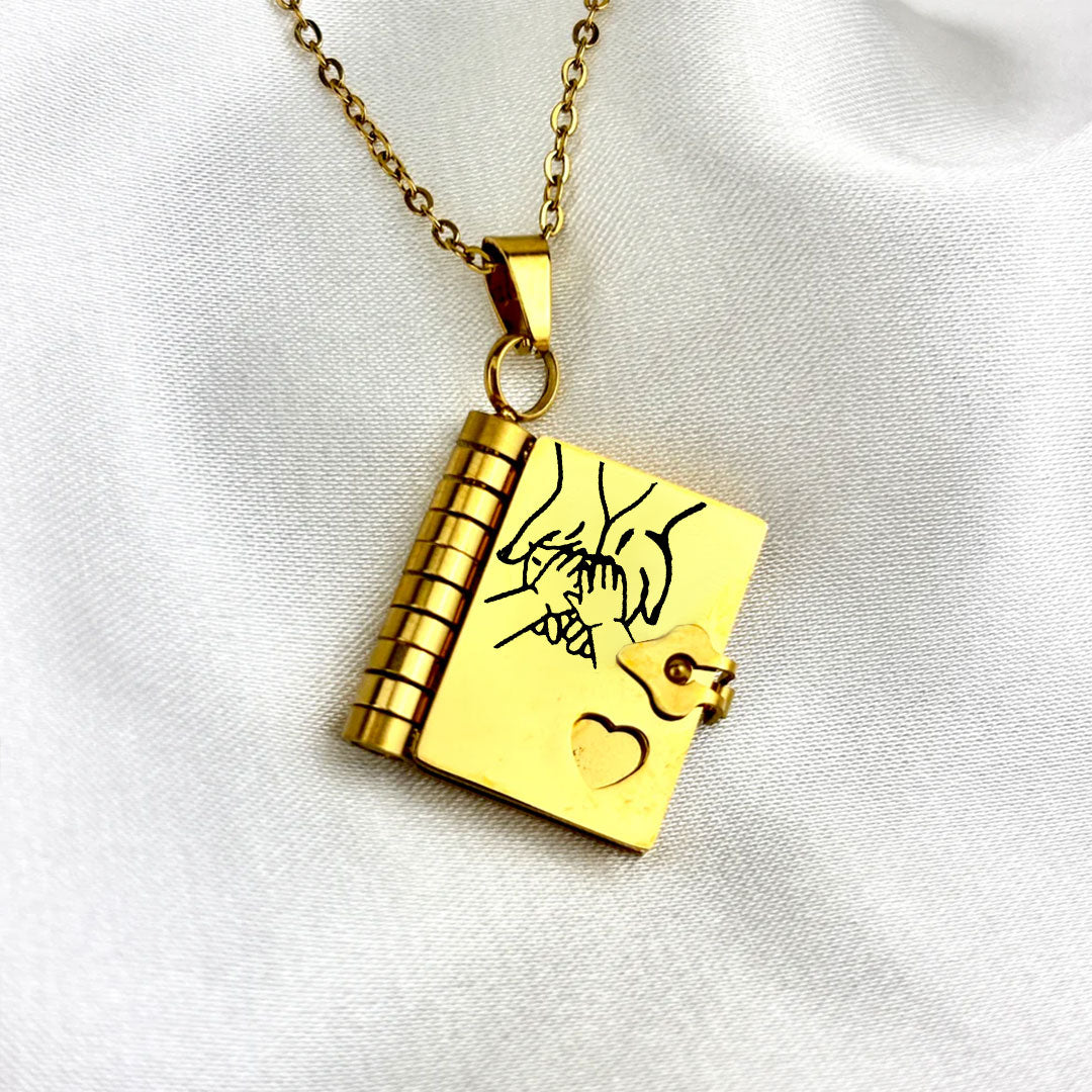 Collier livre My Little Star pour fille, cadeau d'anniversaire et de remise de diplôme, bijoux d'amour