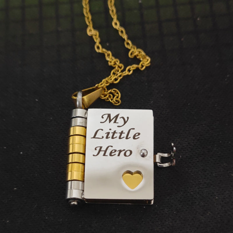 Collier livre My Little Star pour fille, cadeau d'anniversaire et de remise de diplôme, bijoux d'amour