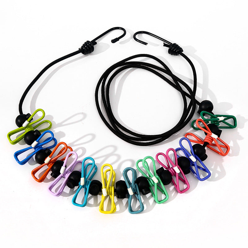 Corde à linge de voyage portable et facile à manipuler