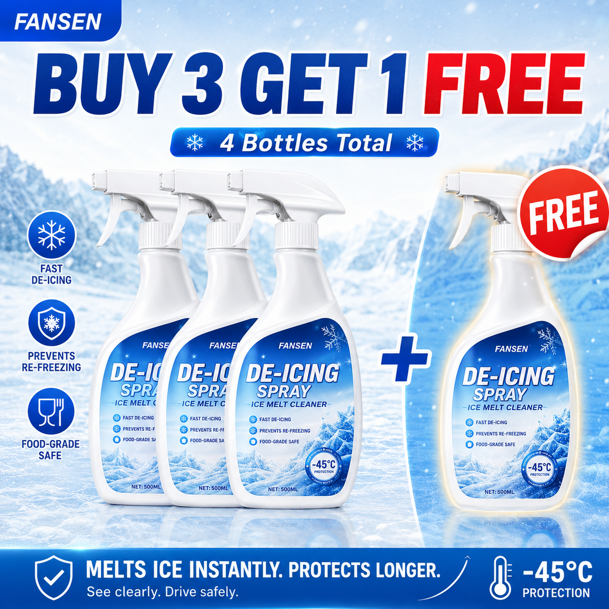 Offre spéciale : Spray de dégivrage pour réfrigérateur à 50 % de réduction