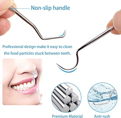 Ensemble de cure-dents en acier inoxydable | Hygiénique & Durable