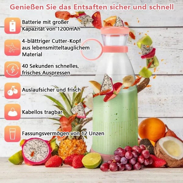 Best-seller : Extracteur de jus portable | Savourez du jus frais à tout moment, où que vous soyez