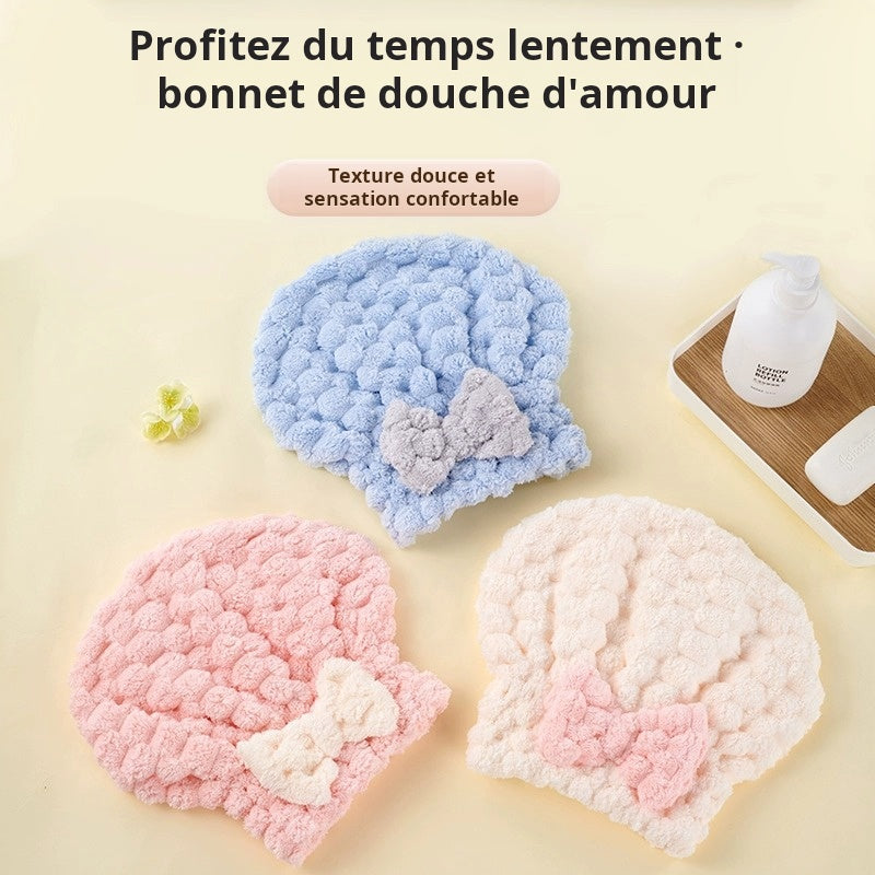 Quick Polaris hair-drying swim cap - New princess knot style