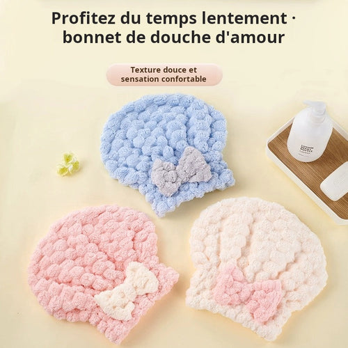 Quick Polaris hair-drying swim cap - New princess knot style