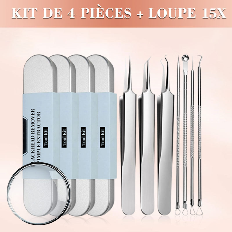 Kit d'outils de réduction pour l'extraction des points noirs et des boutons. Dernières 3 heures : Grande vente