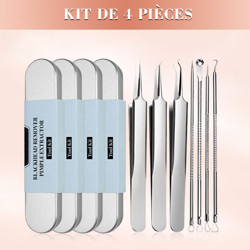 Kit d'outils de réduction pour l'extraction des points noirs et des boutons. Dernières 3 heures : Grande vente