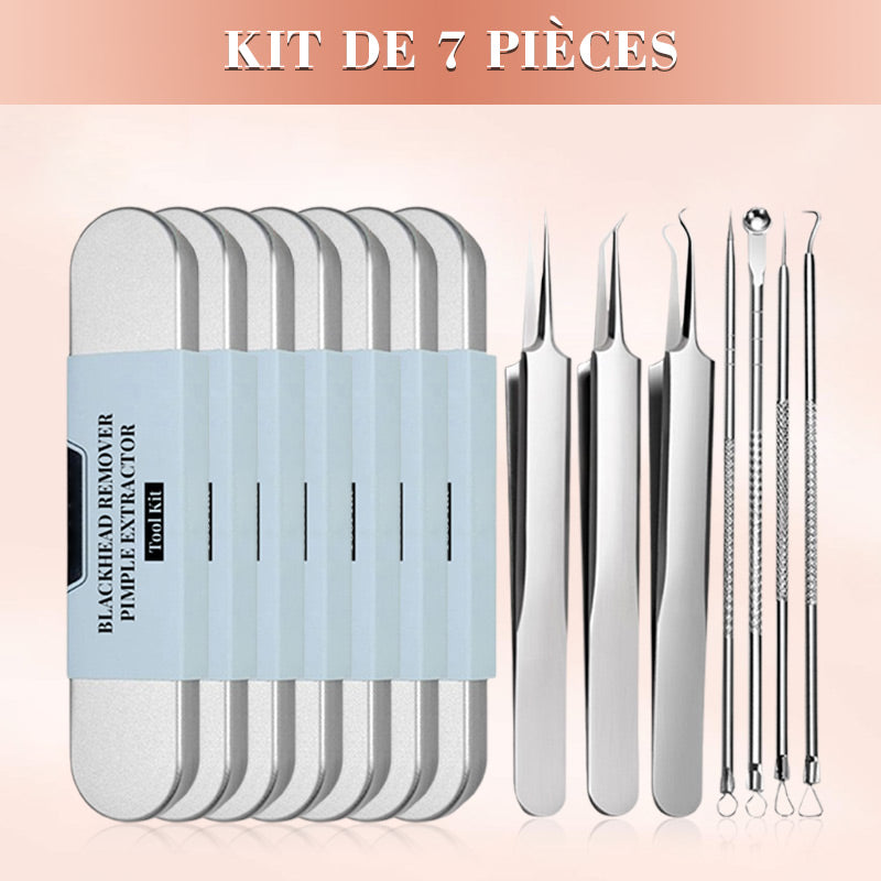 Kit d'outils de réduction pour l'extraction des points noirs et des boutons. Dernières 3 heures : Grande vente