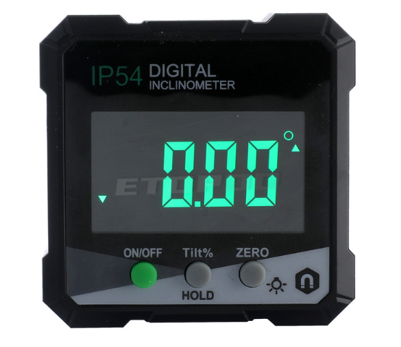 Inclinomètre numérique mini LCD Pousbo - Mesure d'angle