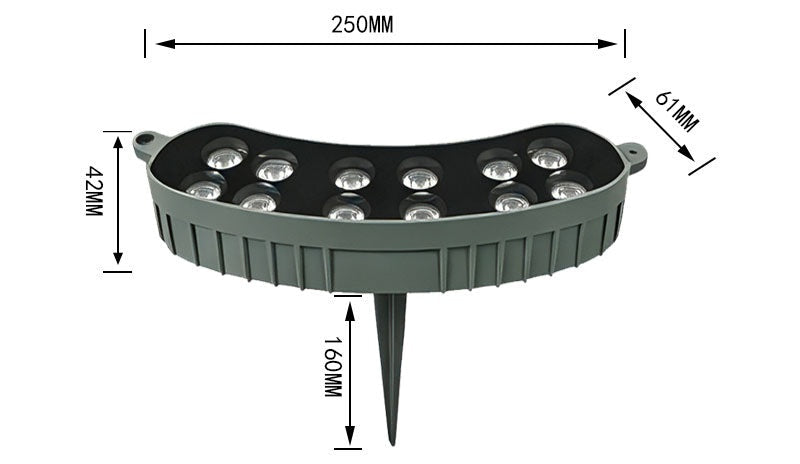 REDUCTION projecteur annulaire pour arbres Projecteurs étanches, lumière chaude et design discret Transforme votre jardin en allée féerique la nuit