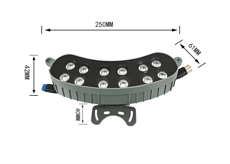 REDUCTION projecteur annulaire pour arbres Projecteurs étanches, lumière chaude et design discret Transforme votre jardin en allée féerique la nuit