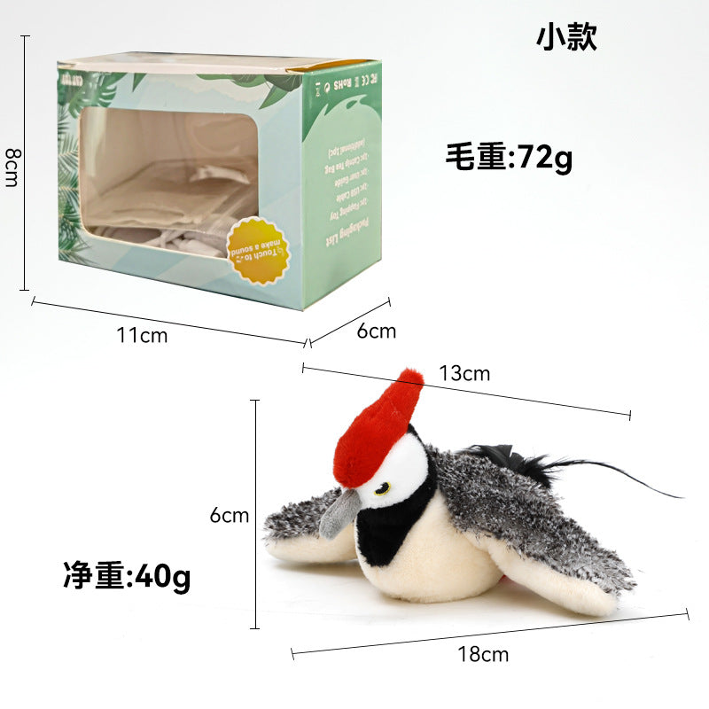 Jouet interactif pour chat de Noël : Souris volante et chauve-souris réalistes, avec mouvement et son