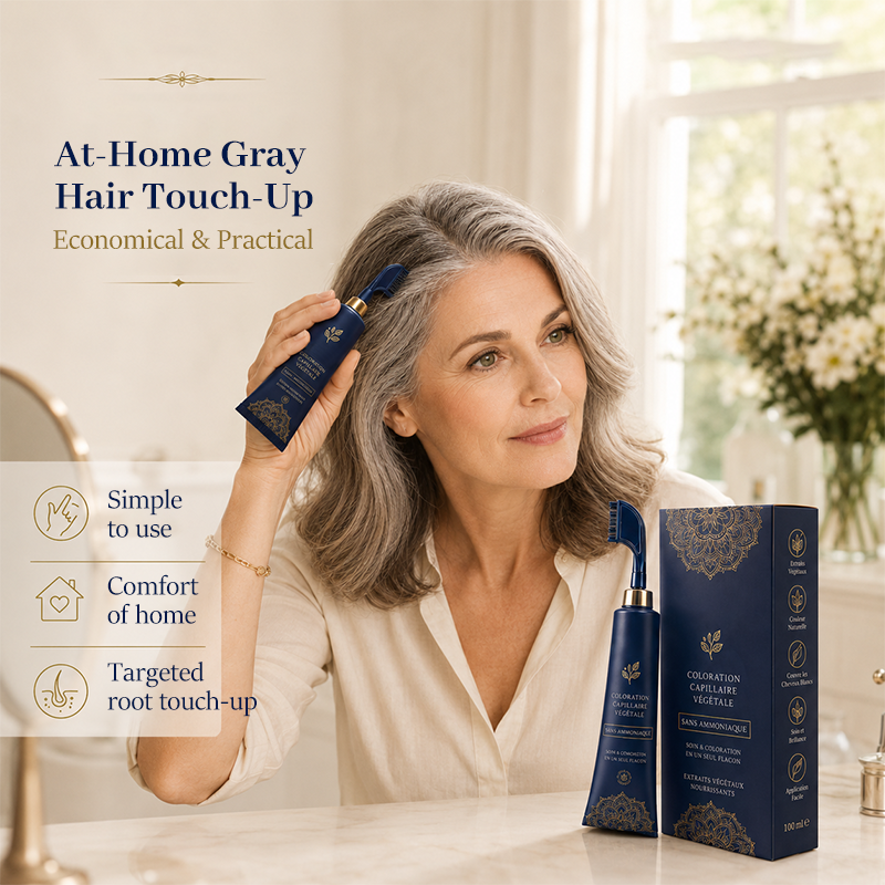 Peigne pour coloration maison des cheveux naturels
