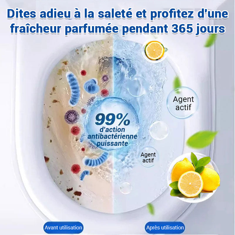 Comprimés effervescents de nettoyage pour toilettes - décontamination, tartre urinaire, alcali urinaire et élimination des odeurs