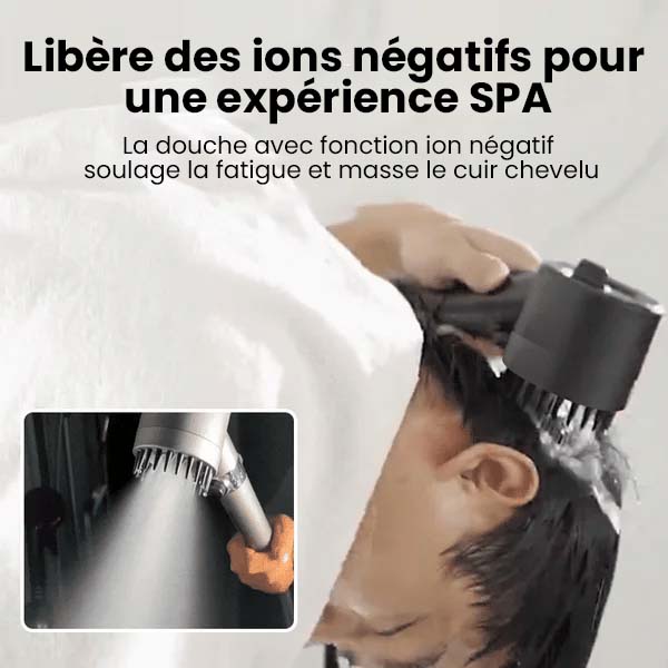 Luxury Shower Head for Skincare and Massage - 3 Spray Modes with Water-Saving Technology for a Rejuvenating Shower Experience