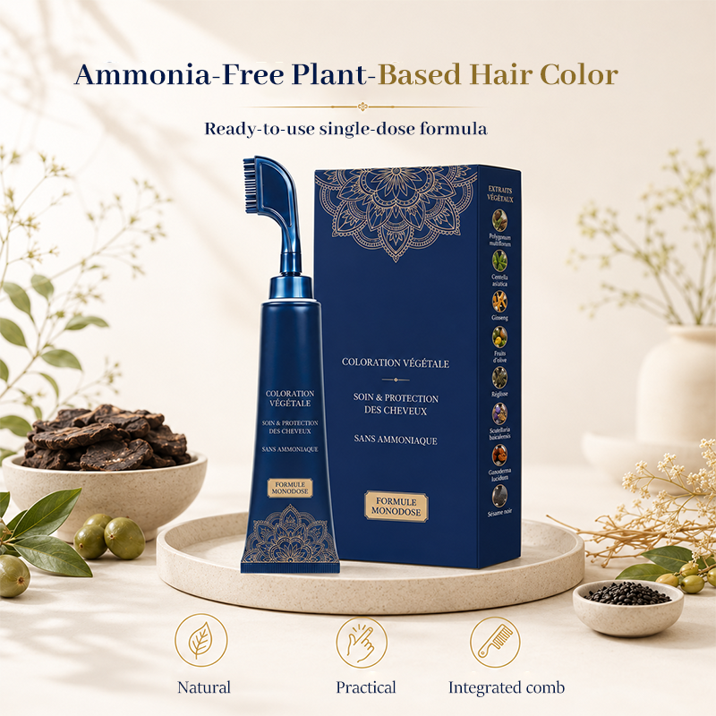 Peigne pour coloration maison des cheveux naturels