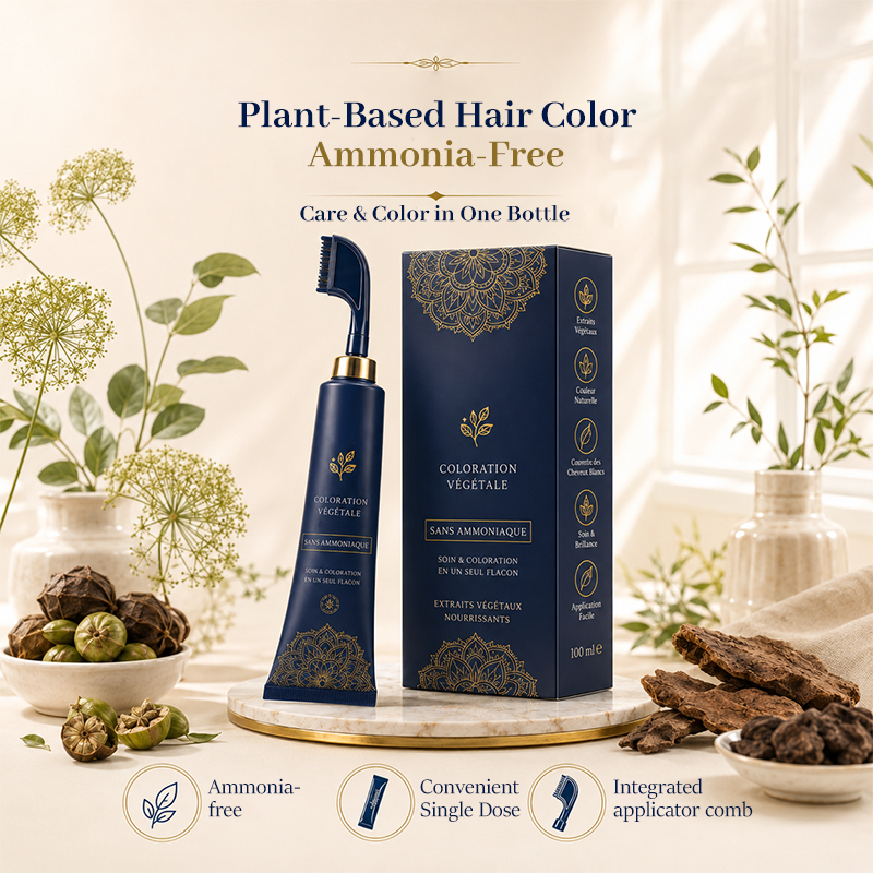 Peigne pour coloration maison des cheveux naturels