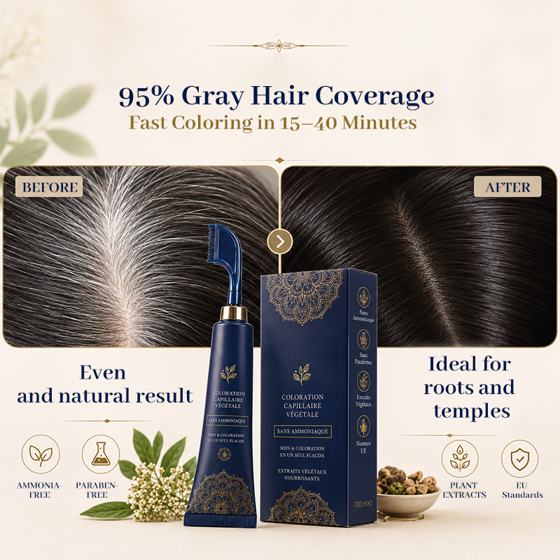 Peigne pour coloration maison des cheveux naturels