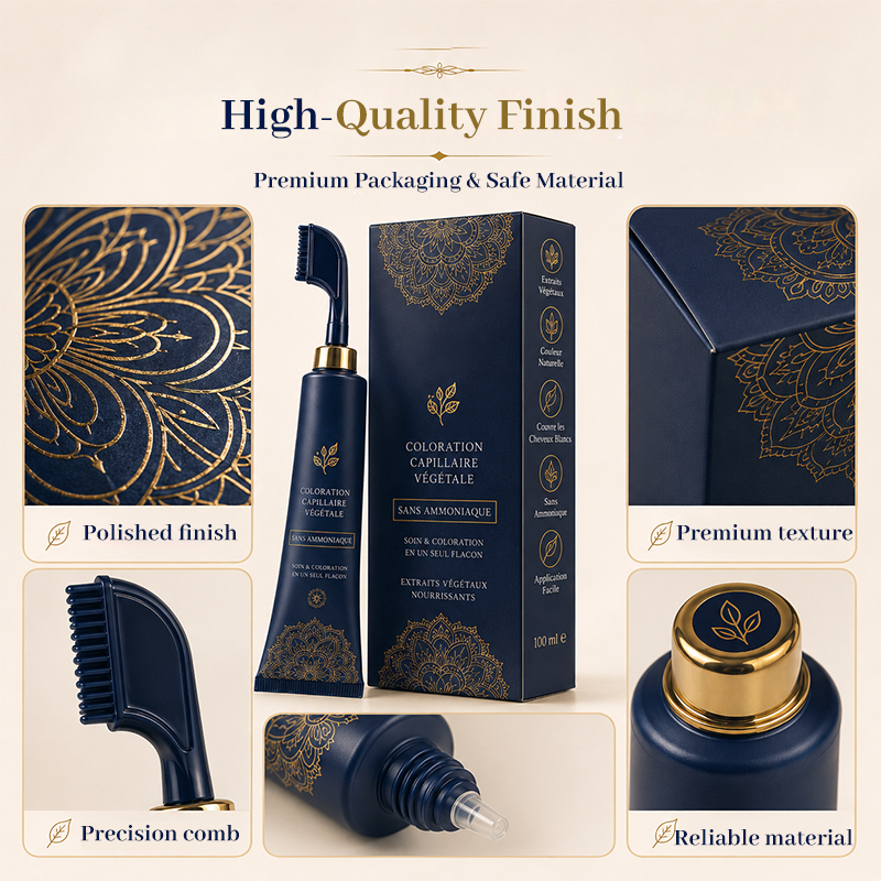 Peigne pour coloration maison des cheveux naturels