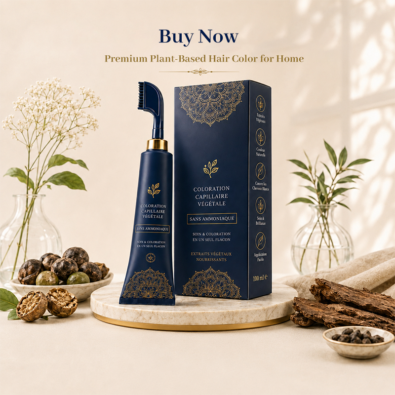 Peigne pour coloration maison des cheveux naturels