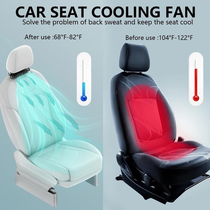 D'T: 50 % OFF Adjustable Cooling Fan for Driver and Passenger Seats
