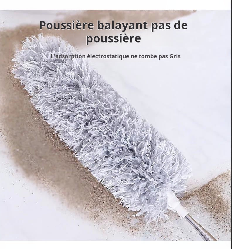 Plumeau incurvé lavable en microfibre et extensible