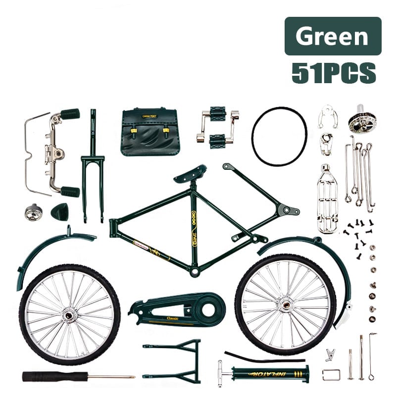 Mini modèle de vélo en alliage à monter soi-même
