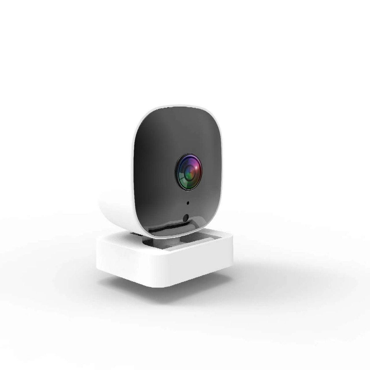 Caméra de sécurité magnétique, vision nocturne couleur cristalline, enregistrement 24h/24, 7j/7 et alertes intelligentes, installation facile