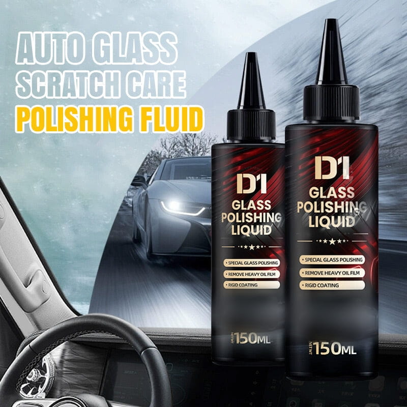 Liquid Polish for Car Windows Permanently erase marks, save on replacement costs