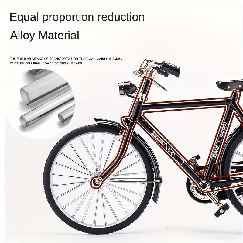 Mini modèle de vélo en alliage à monter soi-même