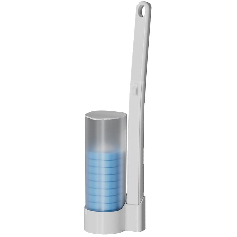 Système de nettoyage jetable pour toilettes : nettoyage hygiénique en un clic, ne laisse aucun résidu, facile à utiliser et jetable.