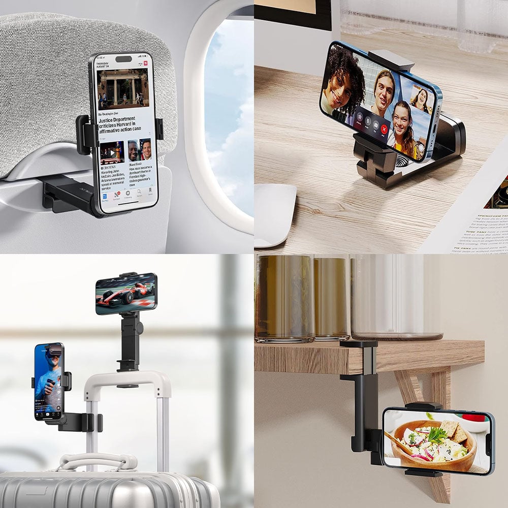 Support de téléphone pliable et rotatif à 360° pour bureau