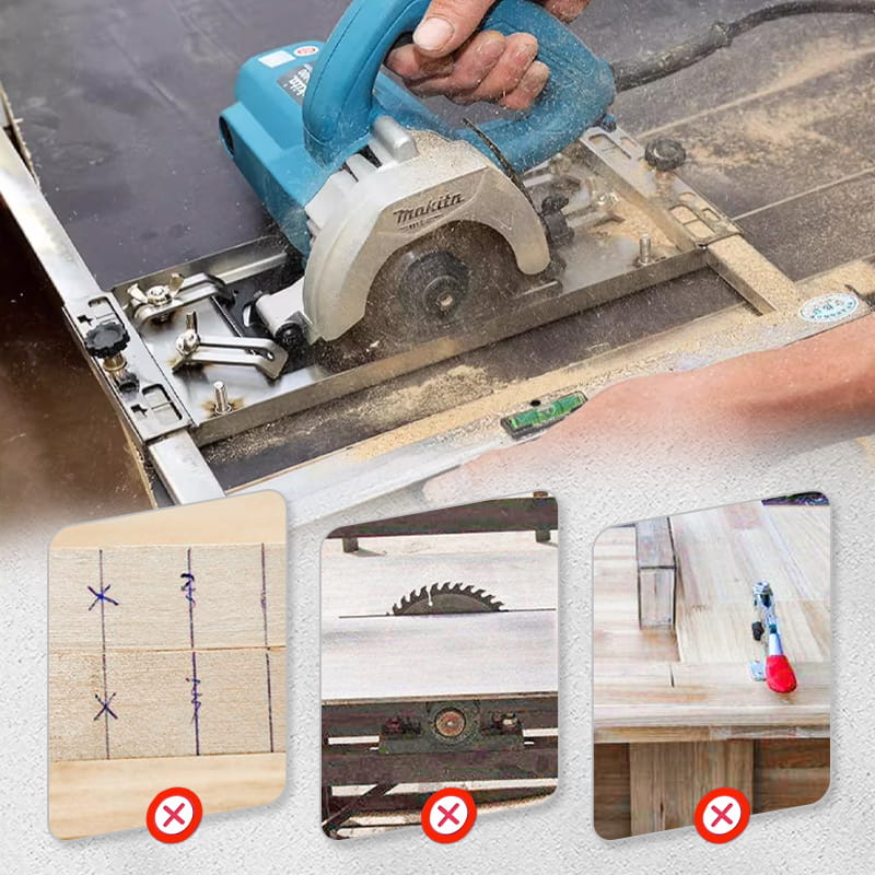 Positionneur de guide de bord pour machine de découpe