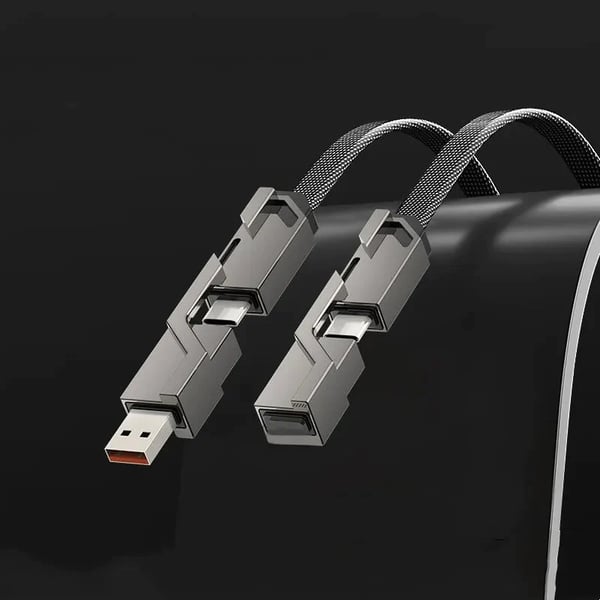 4-in-1 Charger [60W Fast Charging & Data Sync]