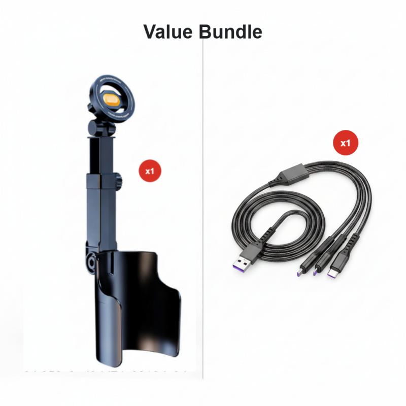 Support de téléphone pour porte-gobelet de voiture, orientable à 360°