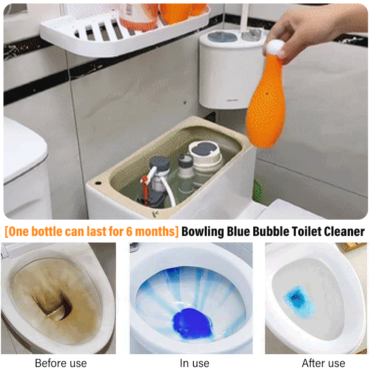 Nettoyant pour cuvette de toilette Bowling Blue Bubble
