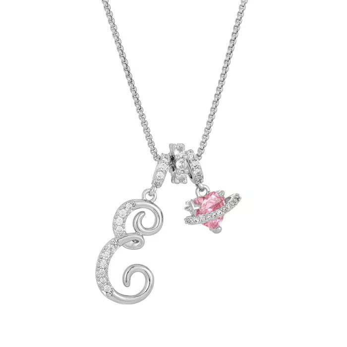 RÉDUCTION Colliers pendentifs 3 rangs avec initiales A-Z | Personnalisés et élégants