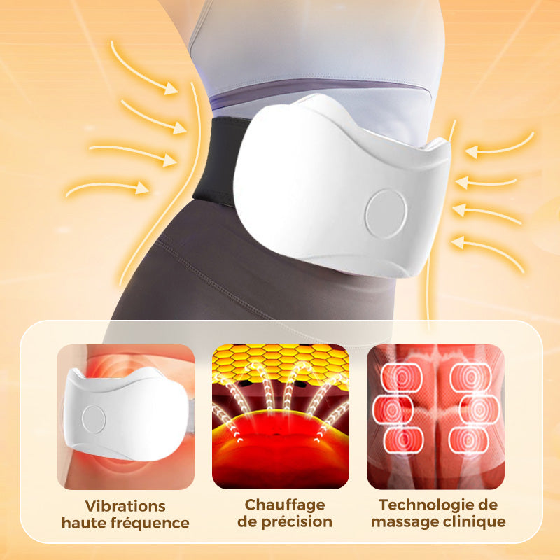 Masseur abdominal électrique sans fil pour la réduction, la combustion des graisses et la digestion - Livraison gratuite