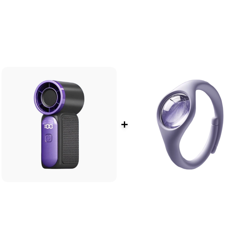 Mini ventilateur portable avec affichage LED, ventilateur de poche turbo 5 vitesses. Rechargeable par USB, refroidissement rapide, idéal pour les voyages et le maquillage. Cadeau parfait. Refroidissement portable.