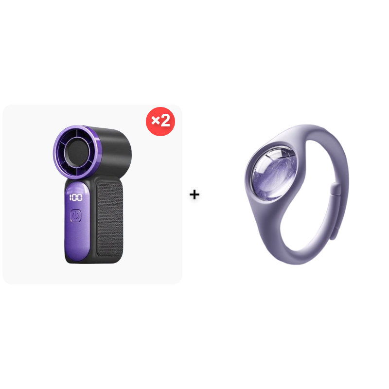 Mini ventilateur portable avec affichage LED, ventilateur de poche turbo 5 vitesses. Rechargeable par USB, refroidissement rapide, idéal pour les voyages et le maquillage. Cadeau parfait. Refroidissement portable.