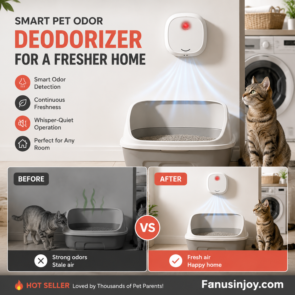Réduction pour une durée limitée ! Dites adieu aux mauvaises odeurs grâce à cet appareil ! Éliminateur d'odeurs pour animaux de compagnie Smart Quiet