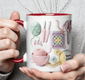 BÉNÉFICIEZ DE 50 % DE RÉDUCTION Offre flash Bientôt épuisé Mug Fil d'amour, le cadeau idéal pour les amateurs de loisirs créatifs et les esprits créatifs