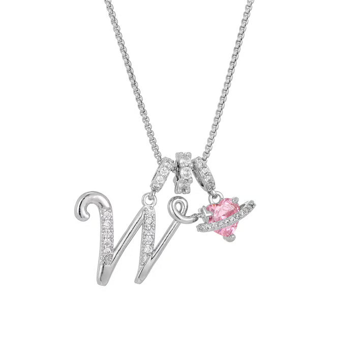 RÉDUCTION Colliers pendentifs 3 rangs avec initiales A-Z | Personnalisés et élégants