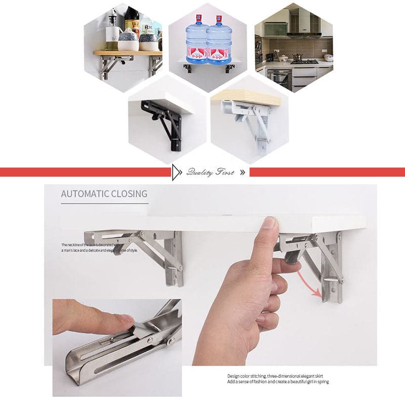 Buy More, Save More Foldable Shelf Brackets