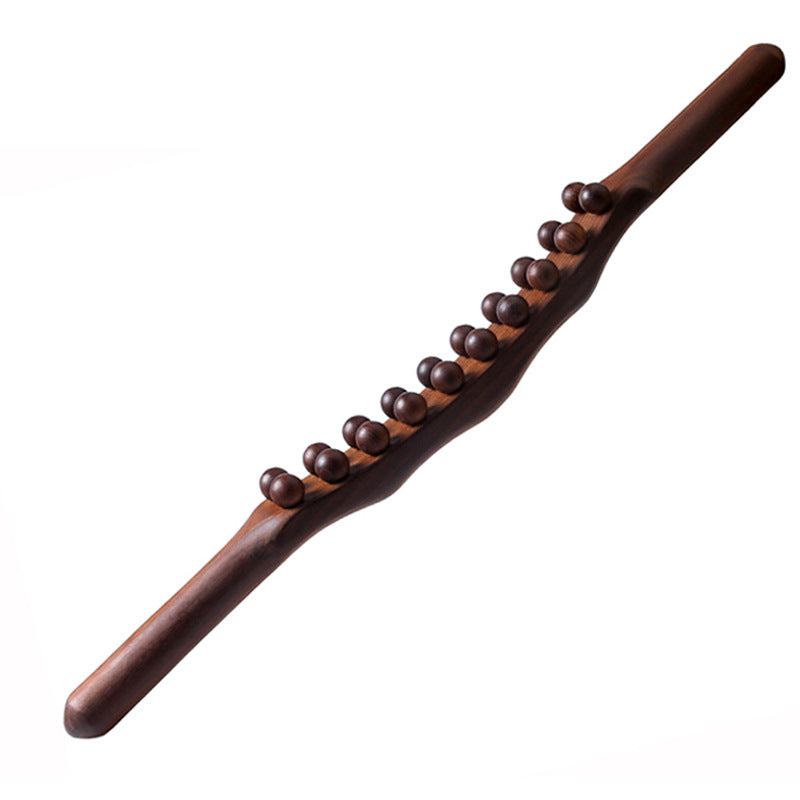Bâton de massage lymphatique en bois