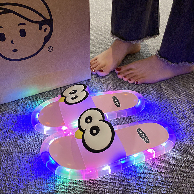 Cute cartoon glow-in-the-dark slippers