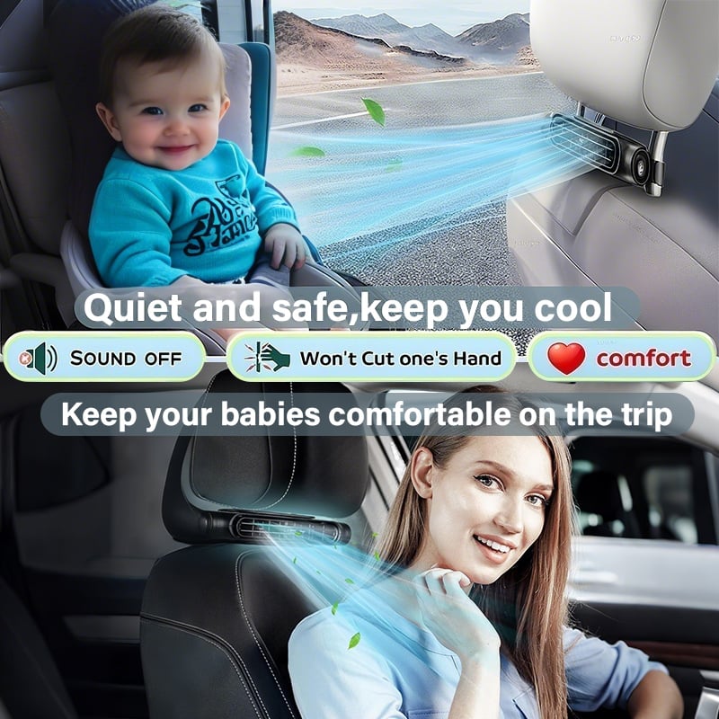 D'T: 50 % OFF Adjustable Cooling Fan for Driver and Passenger Seats