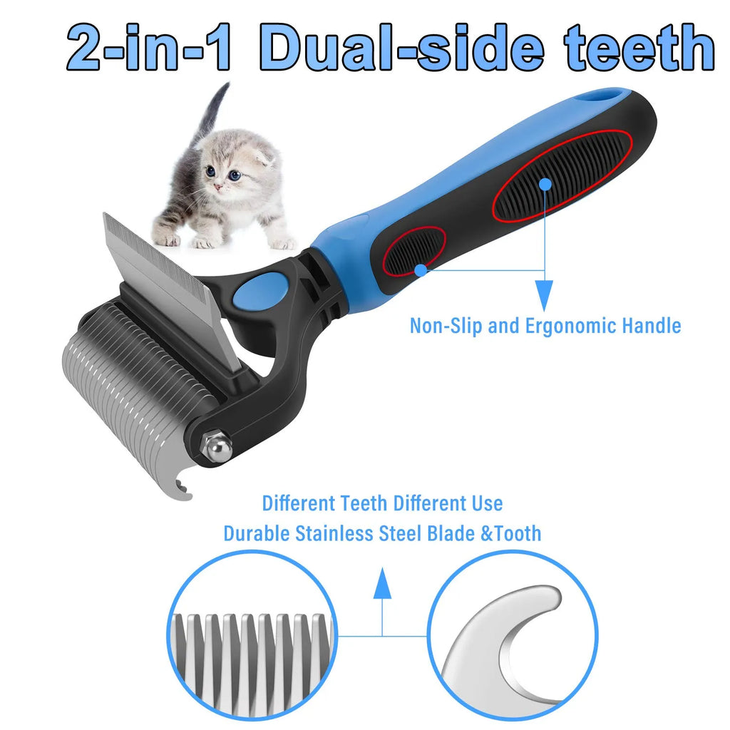 Professional dematting tool for dogs and cats